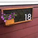 Weston Address Sign House Numbers House Number Plaque House Number Planter Address Sign House Number Sign Address Plaque Horizontal Number