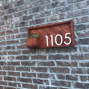 Weston House Numbers, Planter, House Number Planter, Address Sign, New Home Gift, Number Sign, House Number, Mailbox, Plaque, New House GIFT