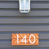 Towson New Home GIft, Address Plaque for house,  Weatherproof Address Sign, Numbers for Outside, Personalized Number Sign, Housewarming