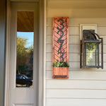 Fairview Vertical Address Sign Planter - Personalized House Number Sign and Address Plaque - Perfect Gift!