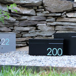 Mailbox Wall Mount, Modern Metal Mailbox in Classic Style - Unique Design with Mail Slot and Mail Storage - Powder Coated for Outdoor Décor