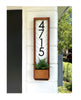 Fairview Vertical Address Sign Planter, House Number, House Number Sign, Address Sign, Address Plaque Personalized Numbers Sign, Housewarm