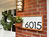 Weston Address Sign House Numbers House Number Plaque House Number Planter Address Sign House Number Sign Address Plaque Horizontal Number