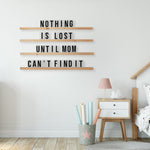 Xl letterboard letter ledges | choose black or white letters | letter board marquee wood gram statement shelves word wall