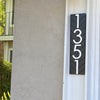 Chesapeake Housewarming Gift: Chesapeake Modern Address Plaque for Porch and Outside - Stylish House Numbers and Door Decor