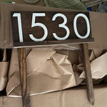 Benson Personalized Address Numbers - Rustic Farmhouse Porch Decor - Housewarming Gift