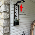 Solar Powered Light for House Numbers - Stylish and Functional Address Lights - With remote control