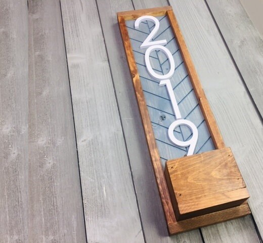 Fairview House Number Sign, Address Sign for House, House Numbers, Address Sign, Address Plaque, House Vertical, House Numbers Vertical