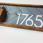 Weston Address Sign House Numbers House Number Plaque House Number Planter Address Sign House Number Sign Address Plaque Horizontal Number