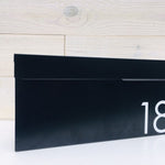 Mailbox, Wall Mount Mailbox, Modern Mailbox, Black Mailbox, Locking Mailbox, Custom Mailbox, Metal Mailbox, Steel Mailbox, Mailbox Numbers