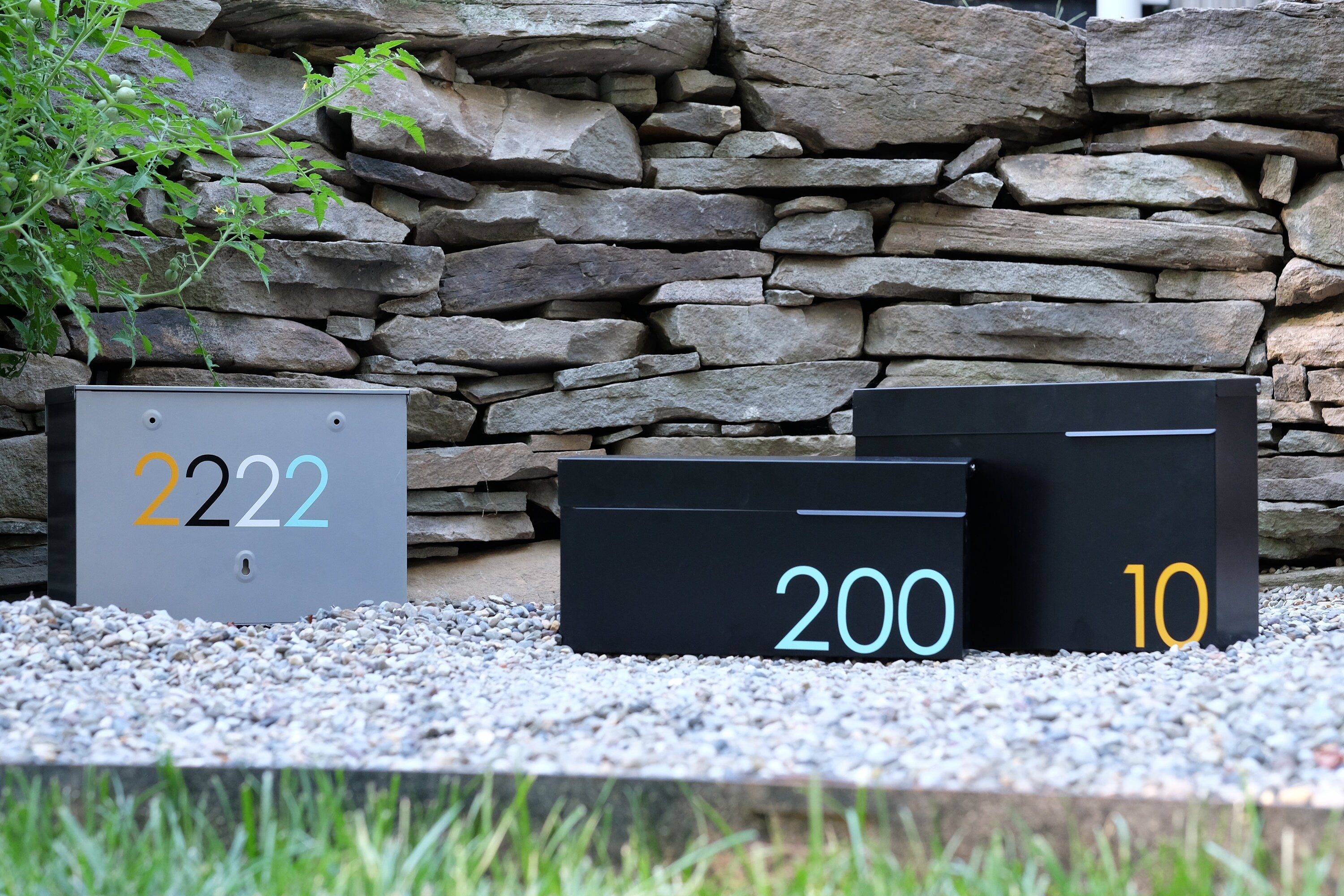 Mailbox, Wall Mounted Mailbox, Modern Mailbox, Black Mailbox, Locking Mailbox, Custom Mailbox, Metal Mailbox, Steel Mailbox, Mailbox Numbers