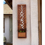 Fairview House Number Sign, Address Sign for House, House Numbers, Address Sign, Address Plaque, House Vertical, House Numbers Vertical