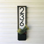 Fairview Wall Planter Outside, Address Sign For House, House Number Sign, Porch Planter, Holiday Planter, Succulent Planter, Address Plaque