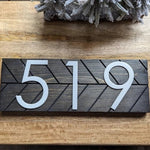 Auburn Address Plaque, Address Sign, Address Number, Mailbox Number, House Number Plaque, Number Sign, Custom Address Sign,Housewarming Gift