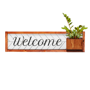 PennField Personalized Welcome Sign: Rustic Farmhouse Wall Art for New Home Gift