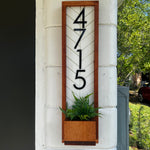 Providence House Number Sign Planter Stake, House Number, House Number Sign, Address Sign, Address Plaque Personalized Sign, Plaque