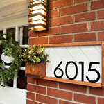 Weston Address Sign House Numbers House Number Plaque House Number Planter Address Sign House Number Sign Address Plaque Horizontal Number