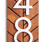 Chesapeake Vertical Address Sign, House Number Sign, Number Sign for Yard, Personalized Address Plaque Sign for Home, Address Plaque Sign
