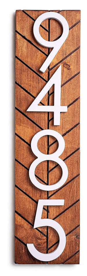 Chesapeake Vertical Address Sign, House Number Sign, Number Sign for Yard, Personalized Address Plaque Sign for Home, Address Plaque Sign