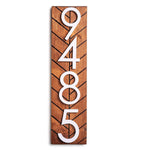 Chesapeake Vertical Address Sign, House Number Sign, Number Sign for Yard, Personalized Address Plaque Sign for Home, Address Plaque Sign