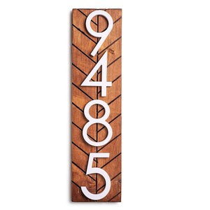 Chesapeake Vertical Address Sign, House Number Sign, Number Sign for Yard, Personalized Address Plaque Sign for Home, Address Plaque Sign