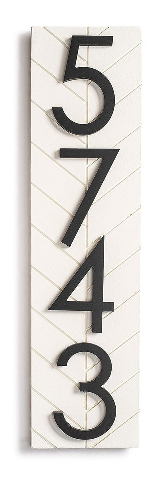 Chesapeake Vertical Address Sign, House Number Sign, Number Sign for Yard, Personalized Address Plaque Sign for Home, Address Plaque Sign
