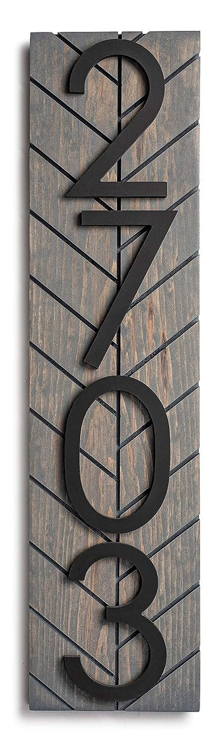 Chesapeake Vertical Address Sign, House Number Sign, Number Sign for Yard, Personalized Address Plaque Sign for Home, Address Plaque Sign