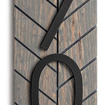 Chesapeake Vertical Address Sign, House Number Sign, Number Sign for Yard, Personalized Address Plaque Sign for Home, Address Plaque Sign