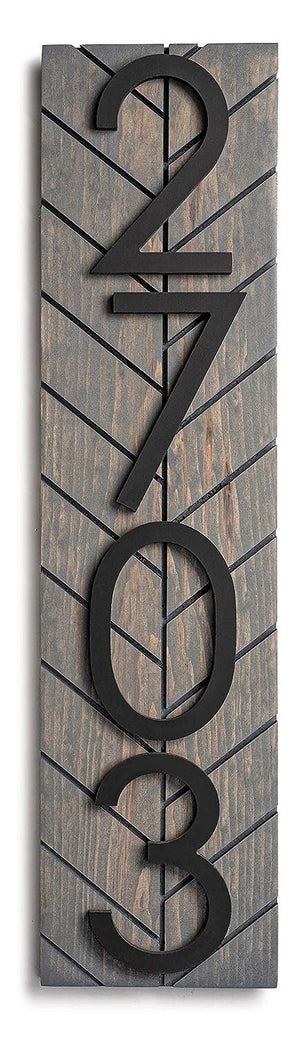 Chesapeake Vertical Address Sign, House Number Sign, Number Sign for Yard, Personalized Address Plaque Sign for Home, Address Plaque Sign