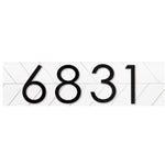 Chesapeake 100% UV & Weatherproof Vertical Address Sign, Address Plaque, Address Number Sign for Porch, Personalized PVC Address Sign Home