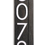 Laurel Large Vertical Address Numbers: Modern House Name Sign for a Personalized Touch