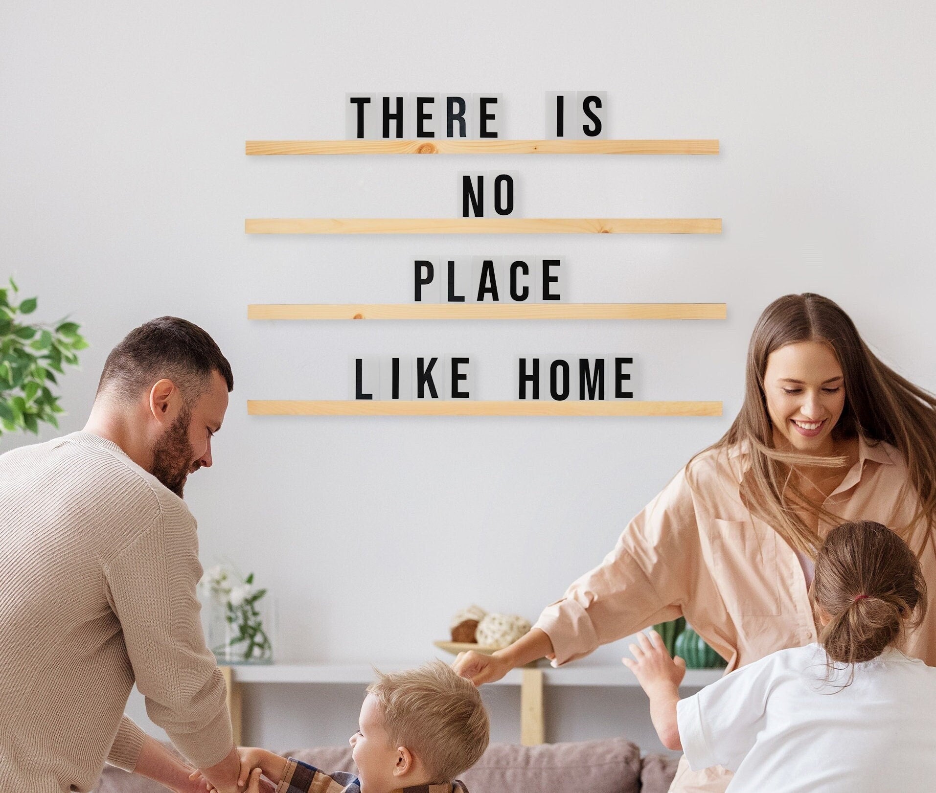 Xl letterboard | no place like home | letter ledge | statement shelf | wood letter board | oversized memo board | letter ledge | farmhouse