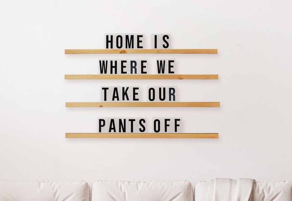 Xl letterboard, custom quote sign, quote wall, nursery wall art, inspiration wall art, letter sign, custom wall art, house sign, ledge