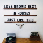 Xl letterboard | no place like home | letter ledge | statement shelf | wood letter board | oversized memo board | letter ledge | farmhouse