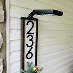 Solar Powered Light for House Numbers - Stylish and Functional Address Lights - With remote control