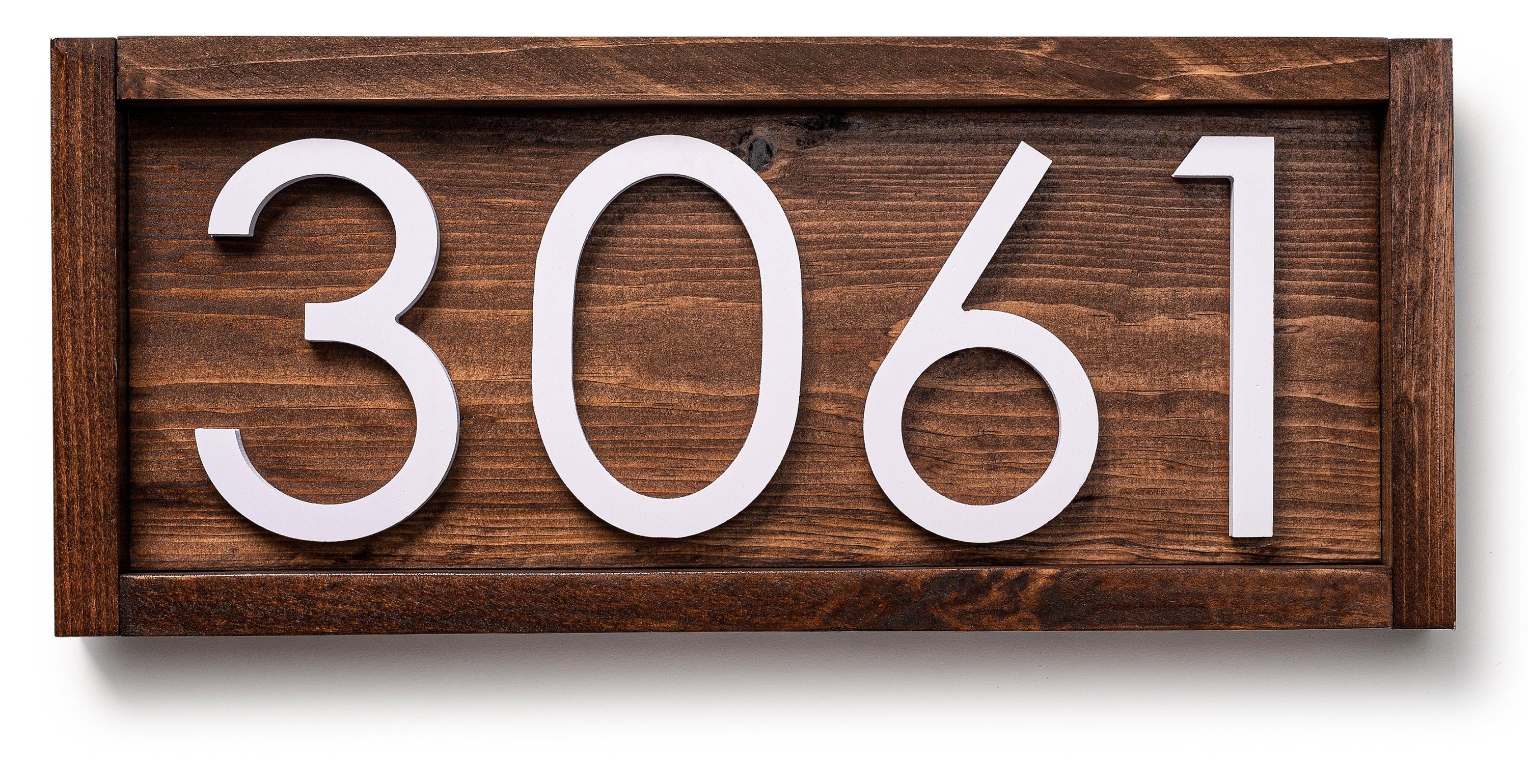 Tanyard modern house numbers, contemporary address sign, large address plaque, personalized address numbers sign, farmhouse house number
