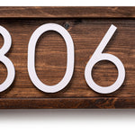 Tanyard modern house numbers, contemporary address sign, large address plaque, personalized address numbers sign, farmhouse house number