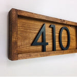 Tanyard modern house numbers, contemporary address sign, large address plaque, personalized address numbers sign, farmhouse house number