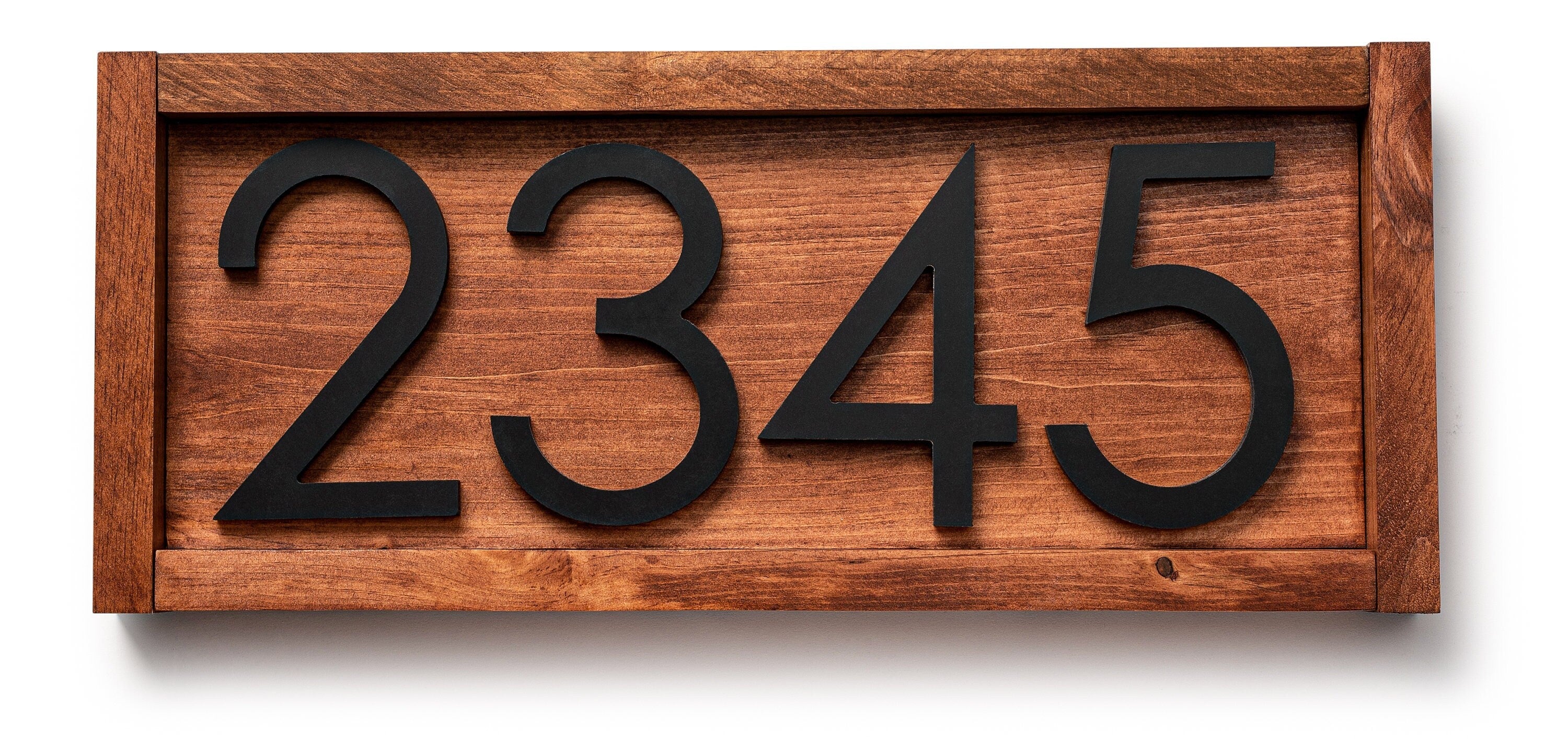 Tanyard modern house numbers, contemporary address sign, large address plaque, personalized address numbers sign, farmhouse house number