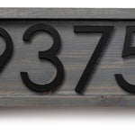 Tanyard modern house numbers, contemporary address sign, large address plaque, personalized address numbers sign, farmhouse house number