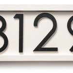 Tanyard modern house numbers, contemporary address sign, large address plaque, personalized address numbers sign, farmhouse house number