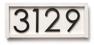 Tanyard modern house numbers, contemporary address sign, large address plaque, personalized address numbers sign, farmhouse house number