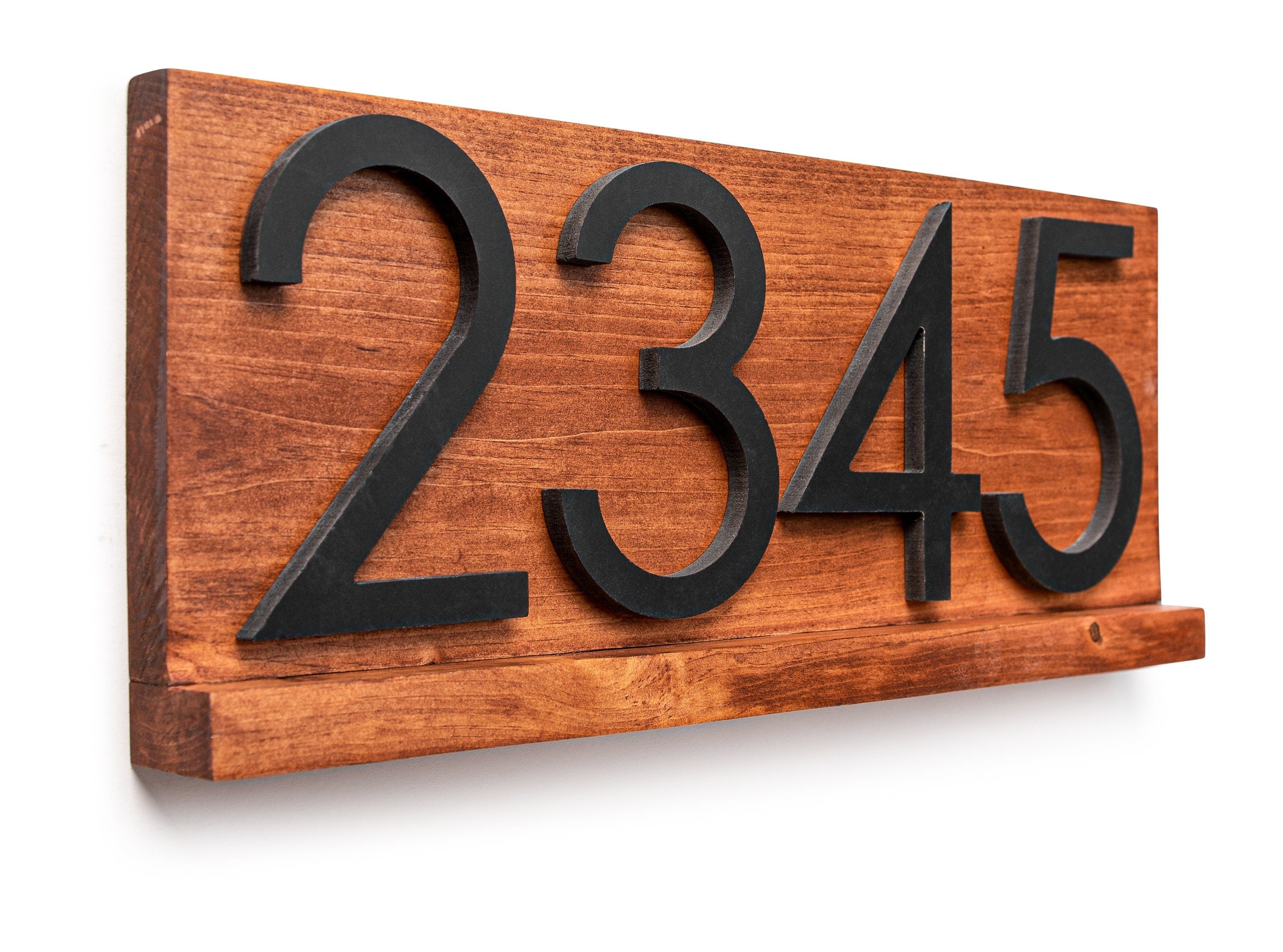 Delmar modern address sign plaque, address sign for house, personalized address plaque for home, large numbers outside, contemporary address